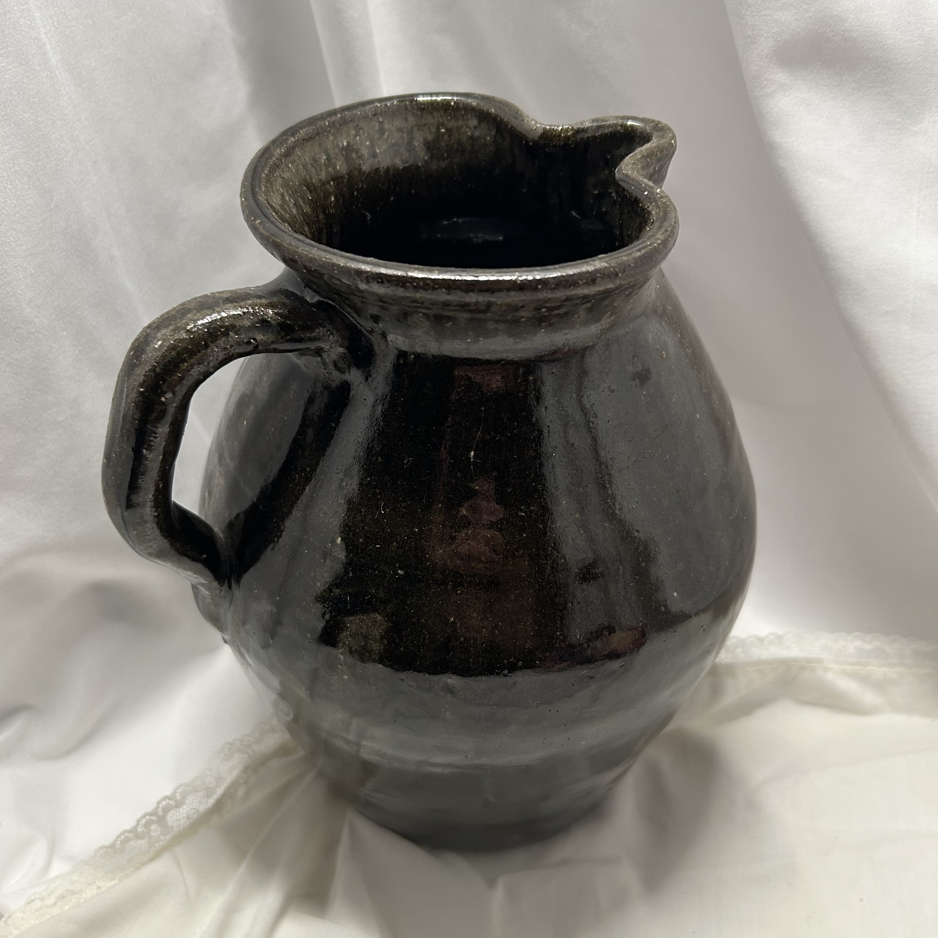 Lanier Meaders Signed Pottery Pitcher