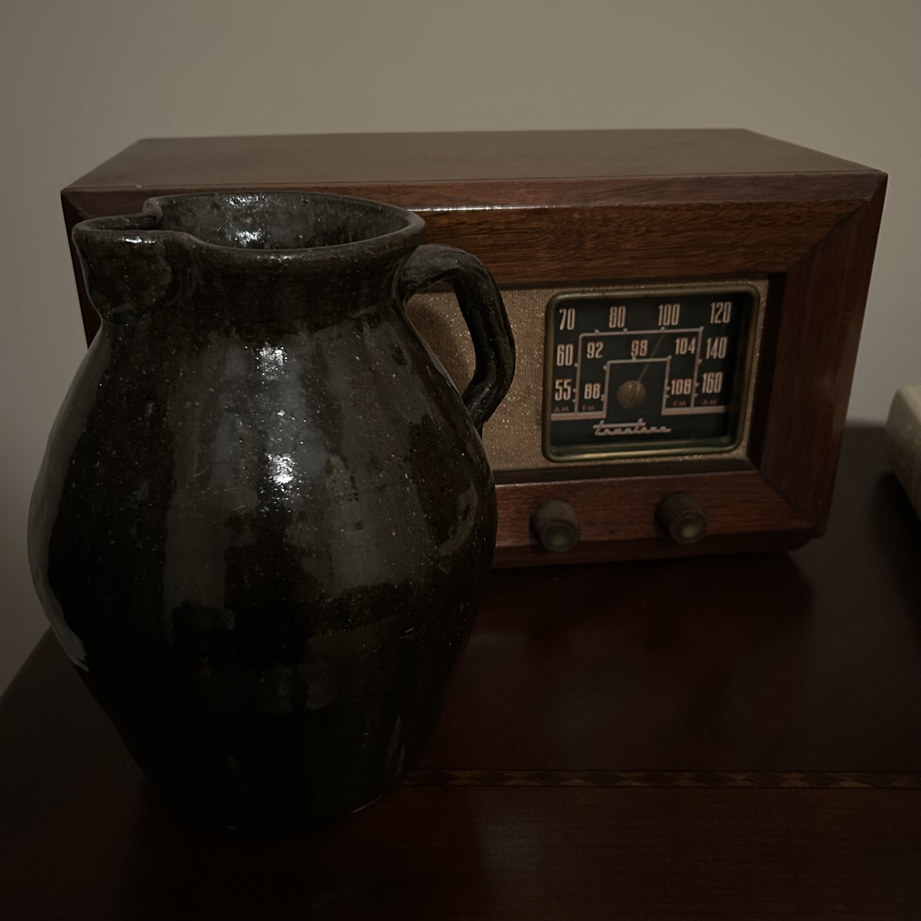 Lanier Meaders Signed Pottery Pitcher