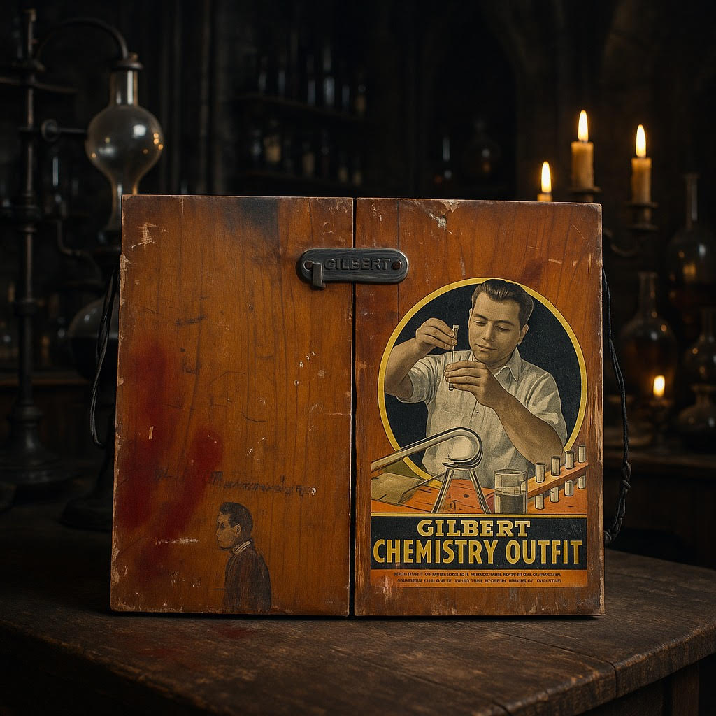 Antique Gilbert Chemistry Set