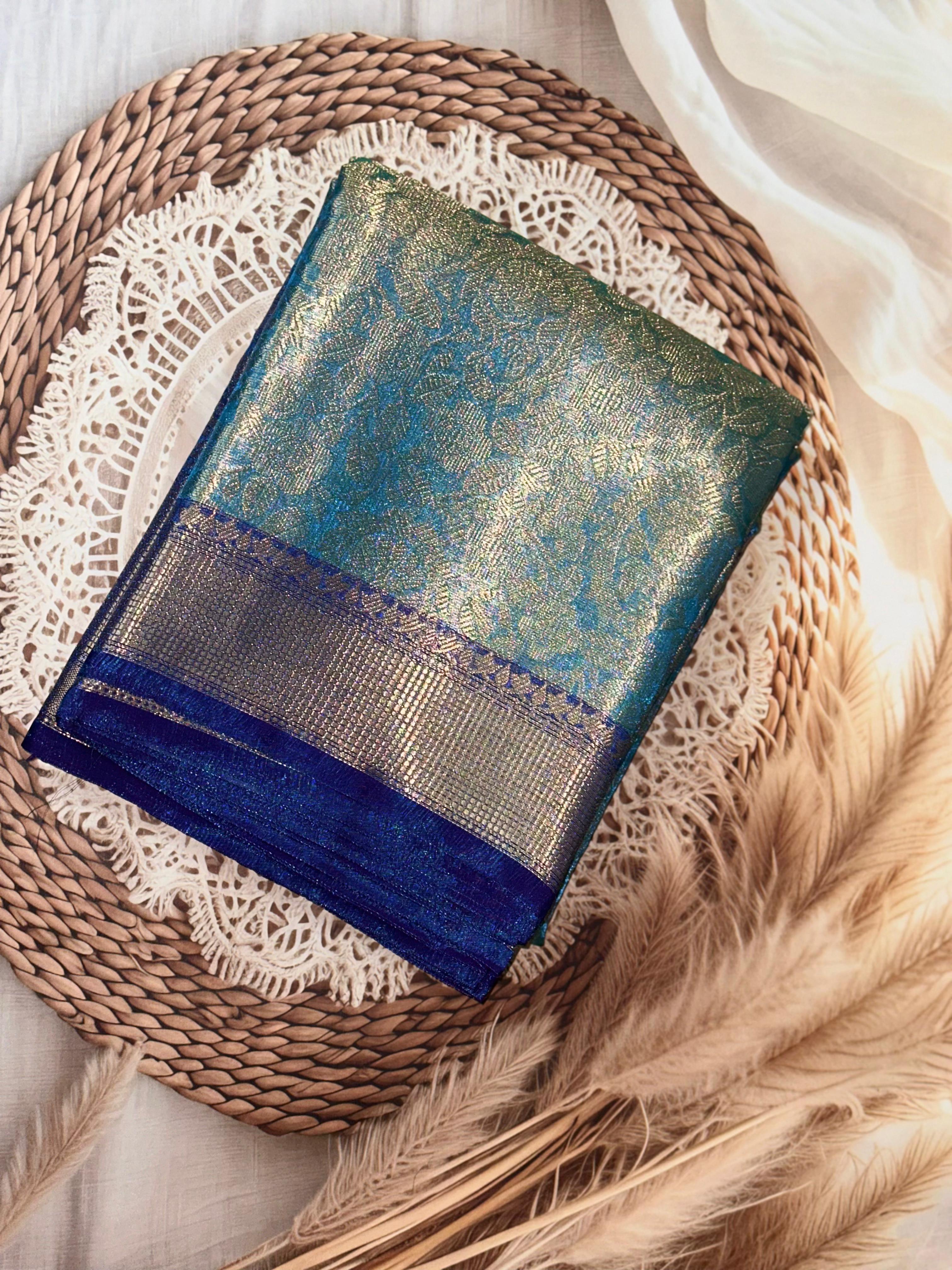 Kanjivaram Tissue Soft Silk Saree