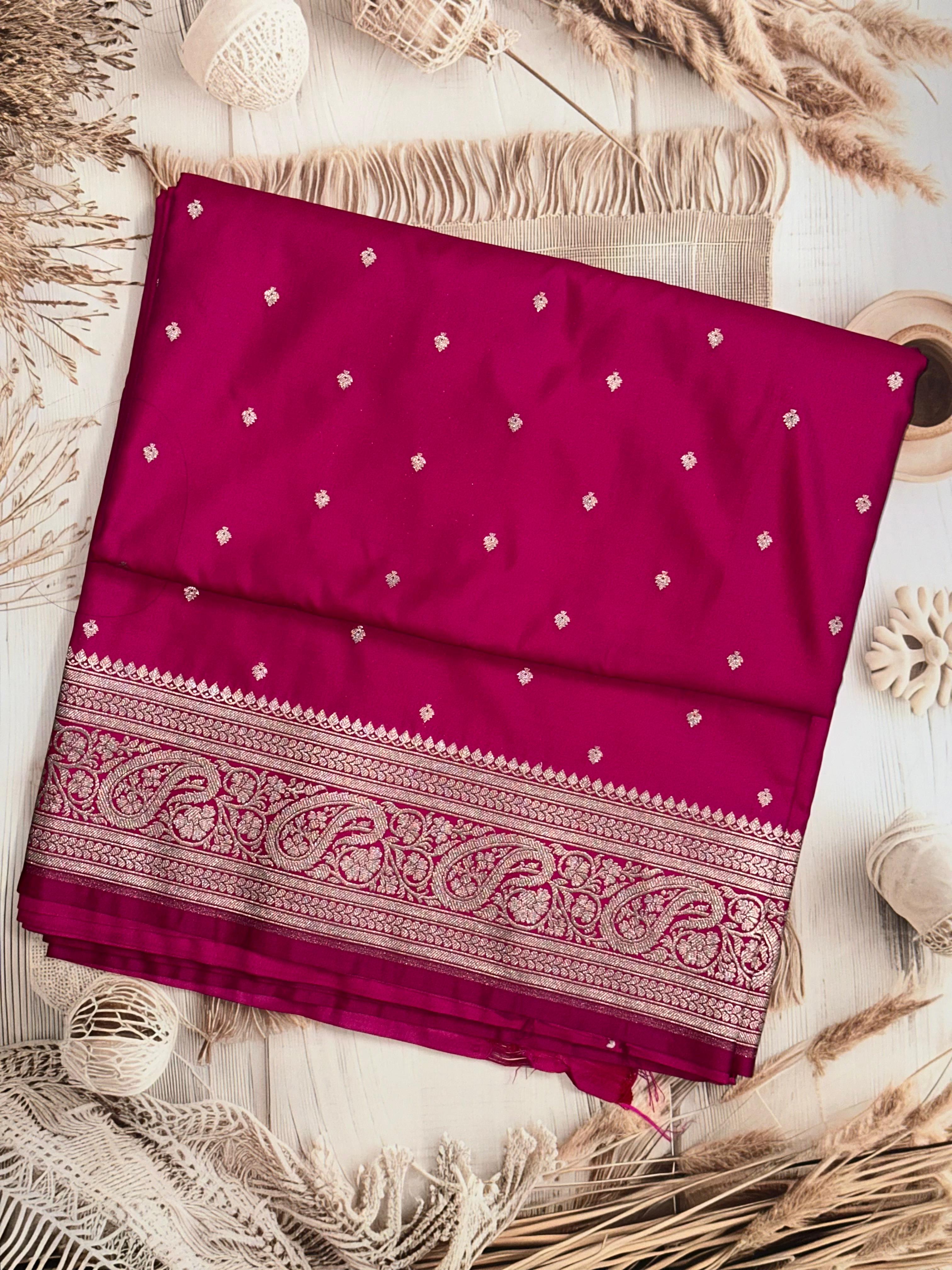 Banarasi Mashroo Katan Silk saree