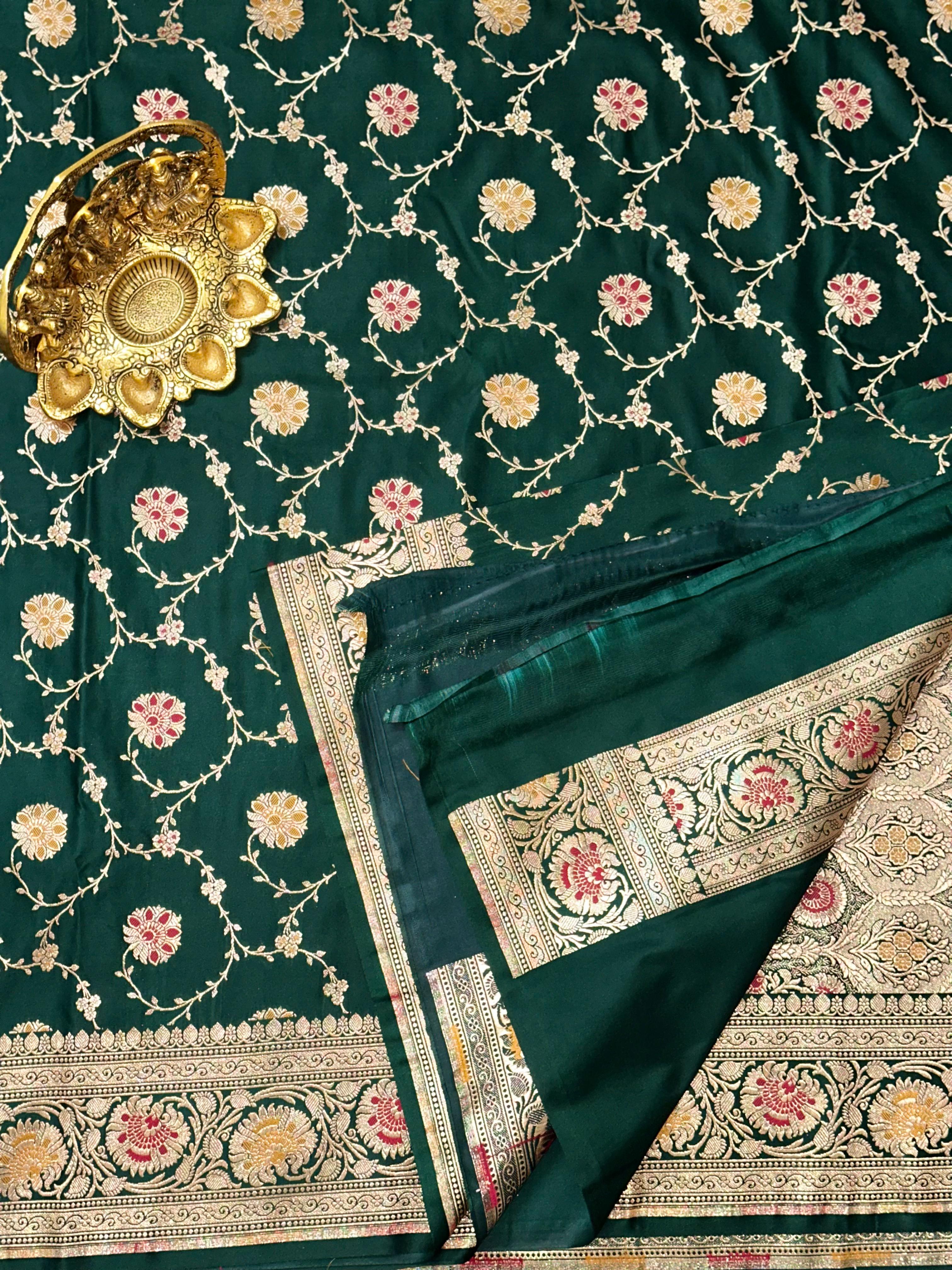 Premium Banarasi Satin Silk Saree