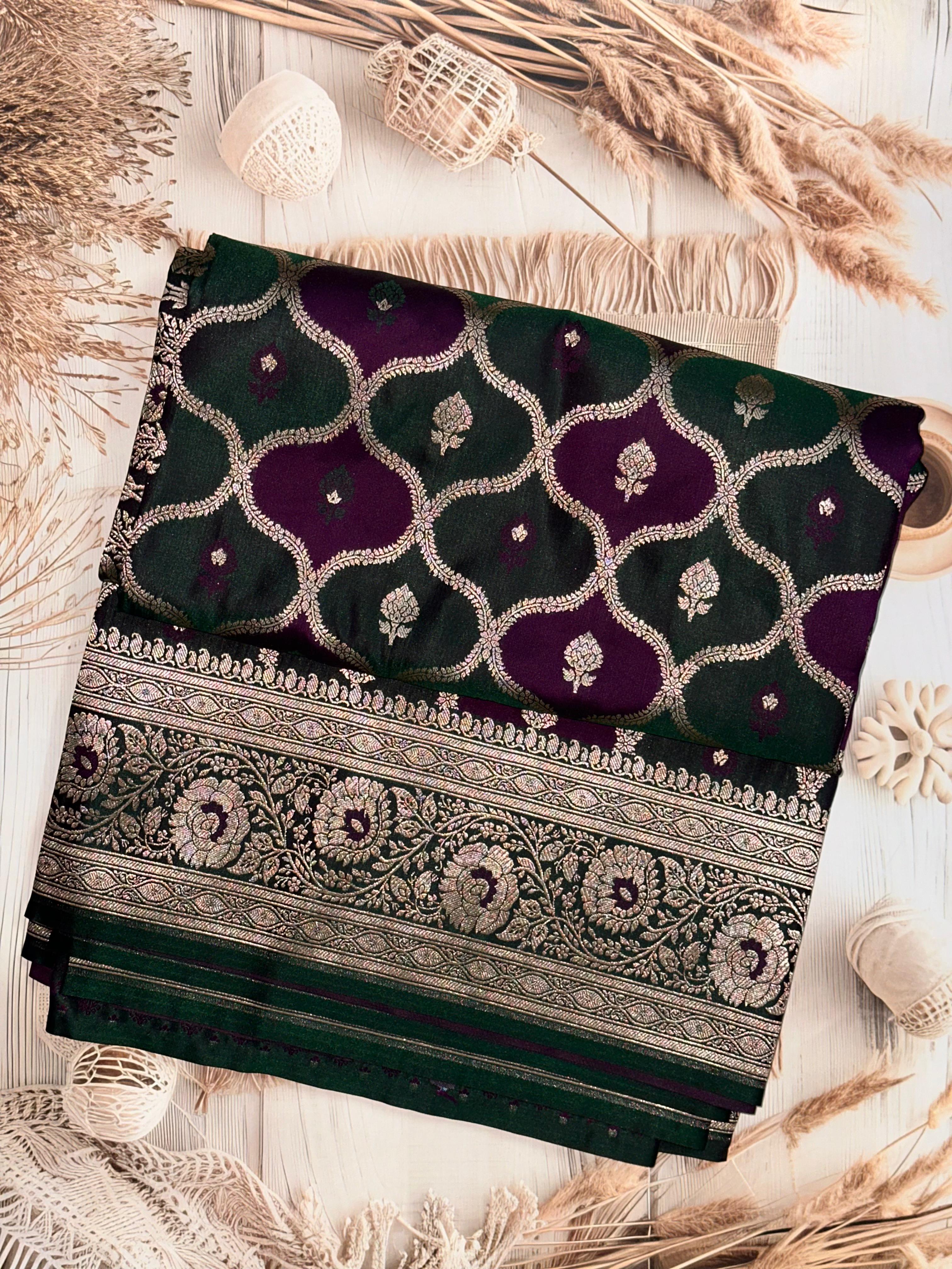 Banarasi Mashroo Katan Silk