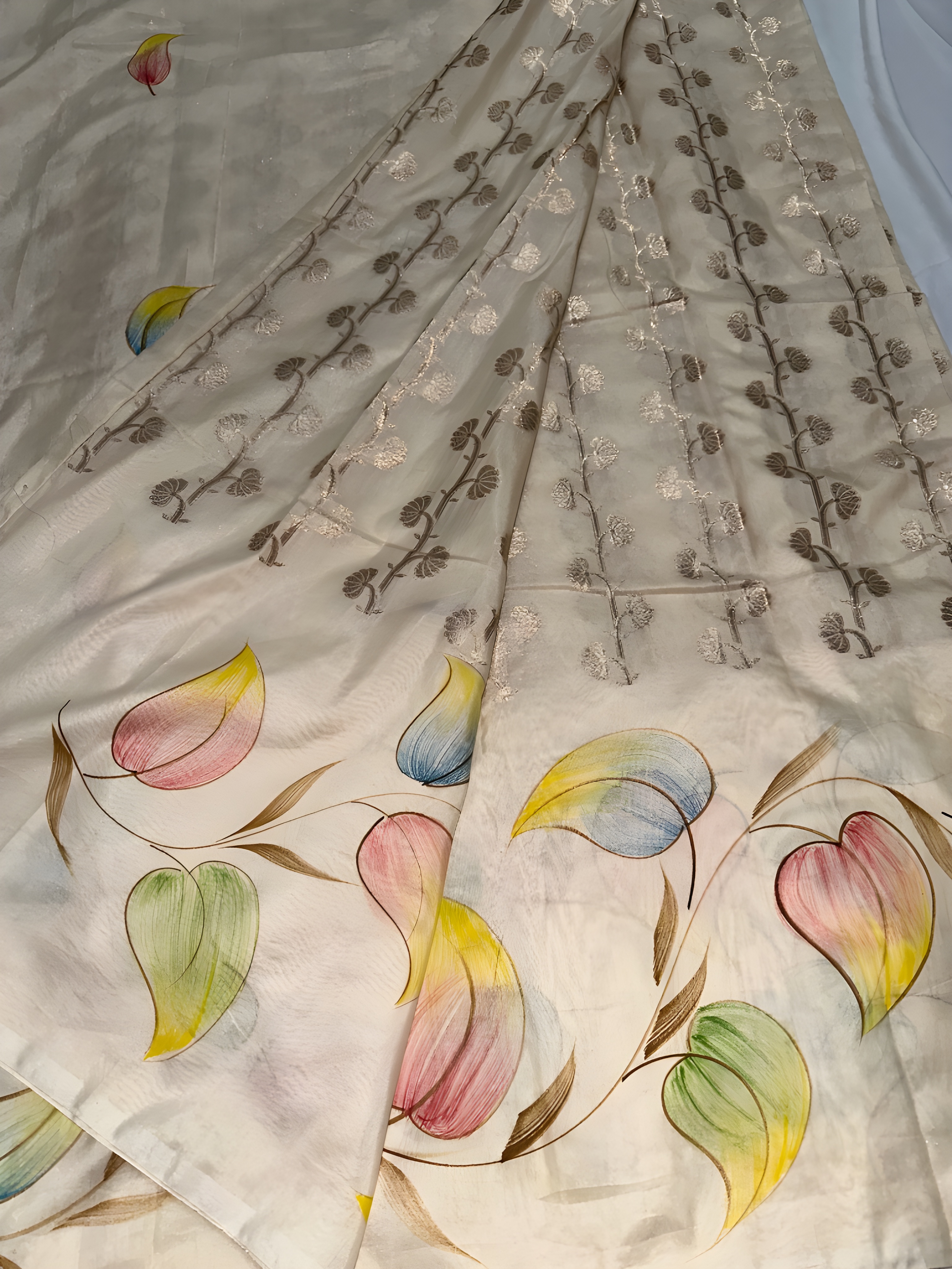 Satin Silk saree 