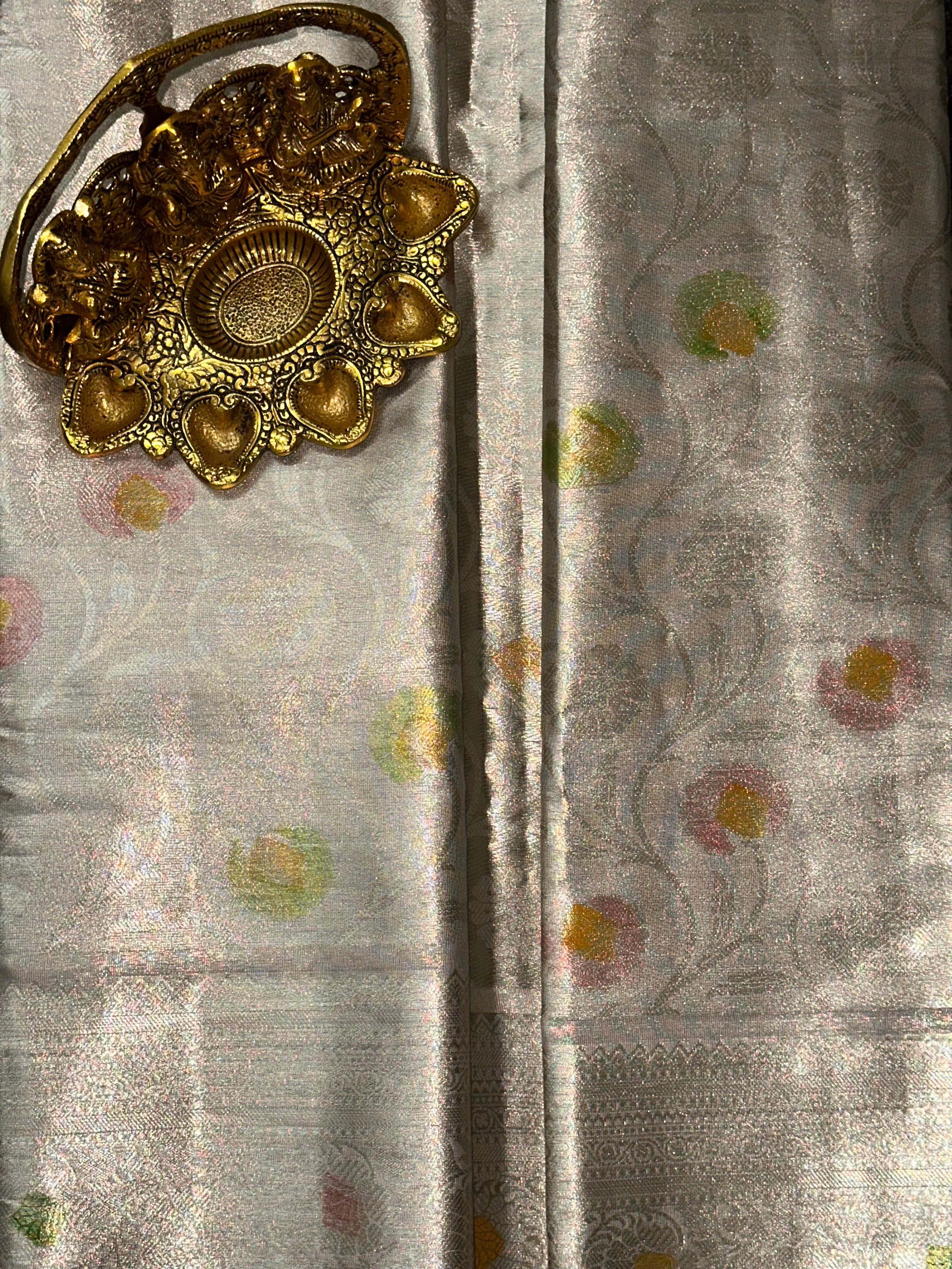 Semi kanchi silk saree