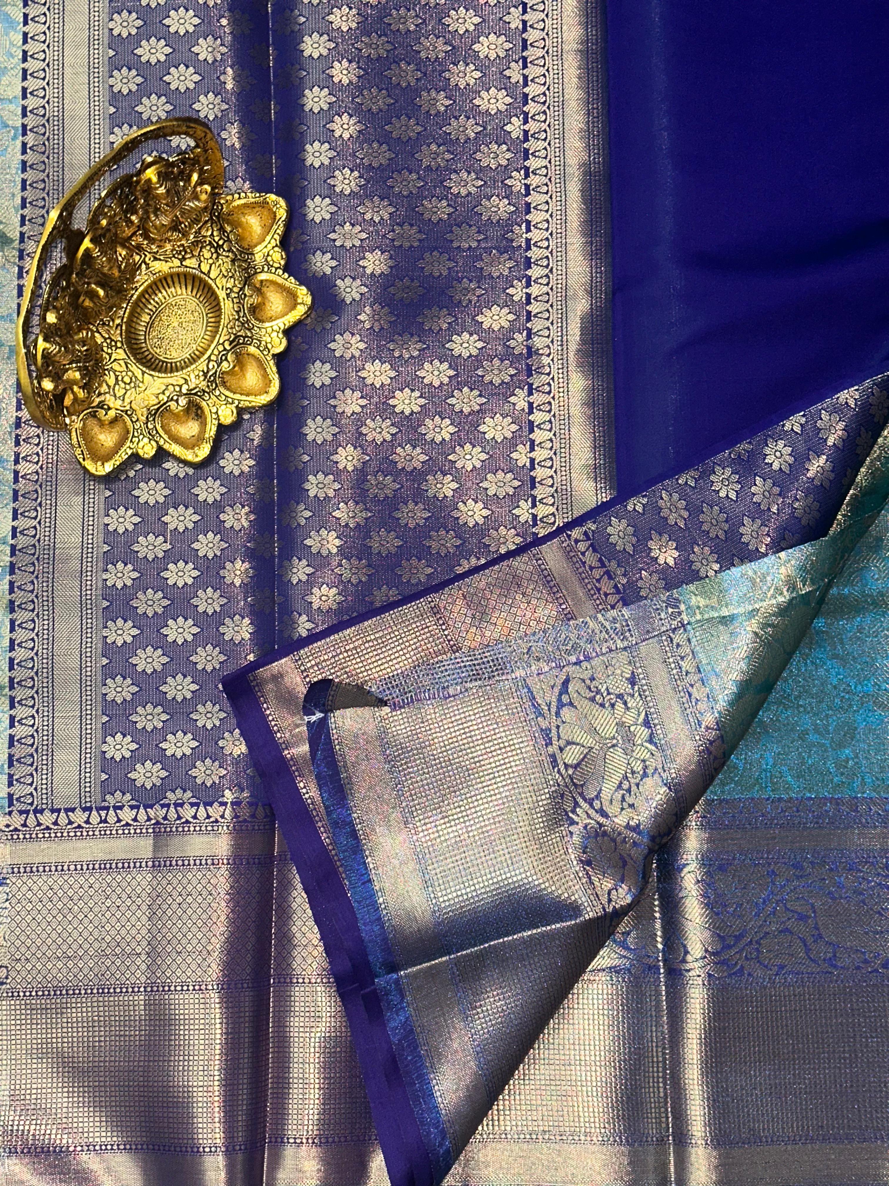 Kanjivaram Tissue Soft Silk Saree