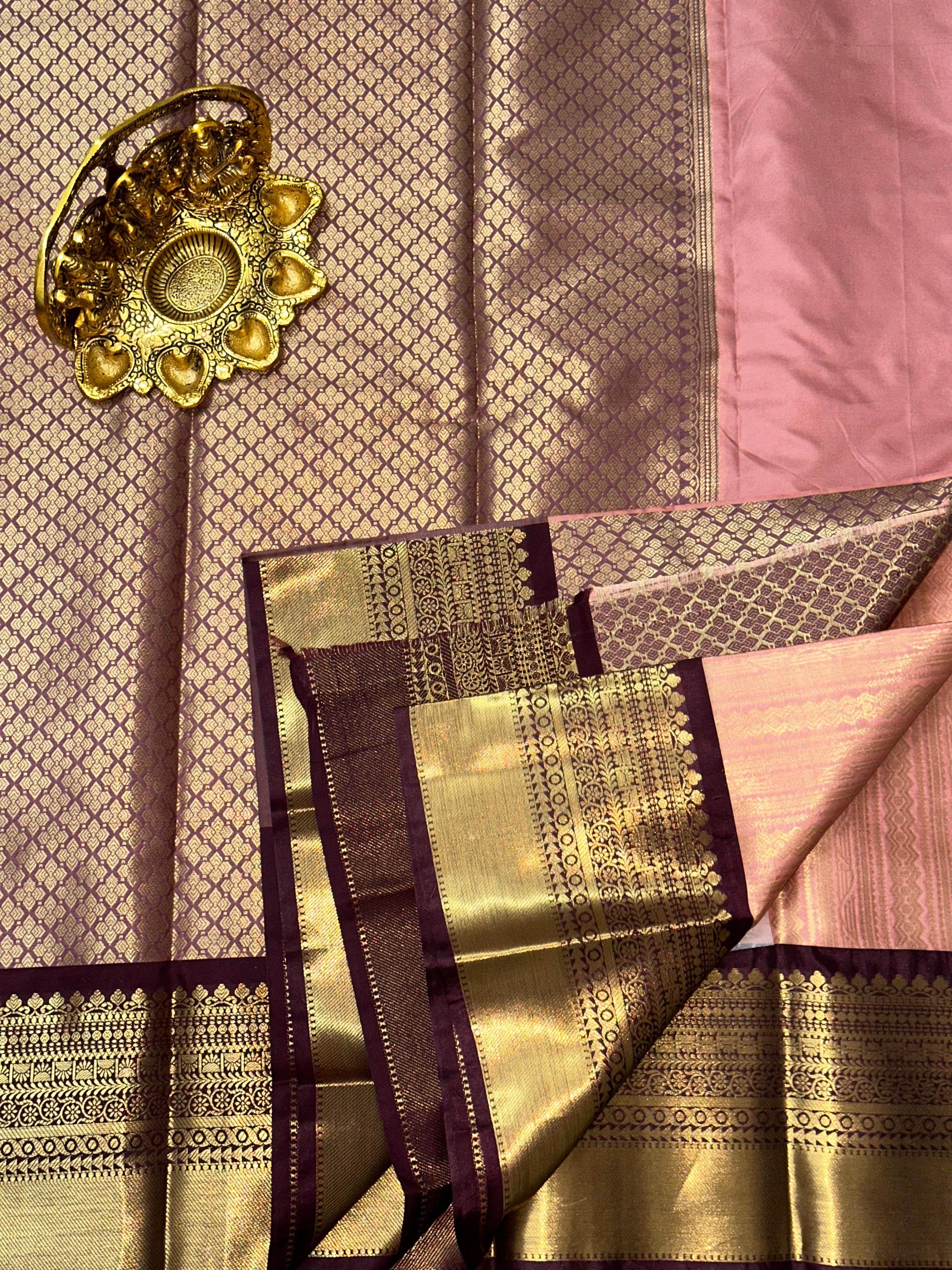 Semi Kanchi Silk Saree