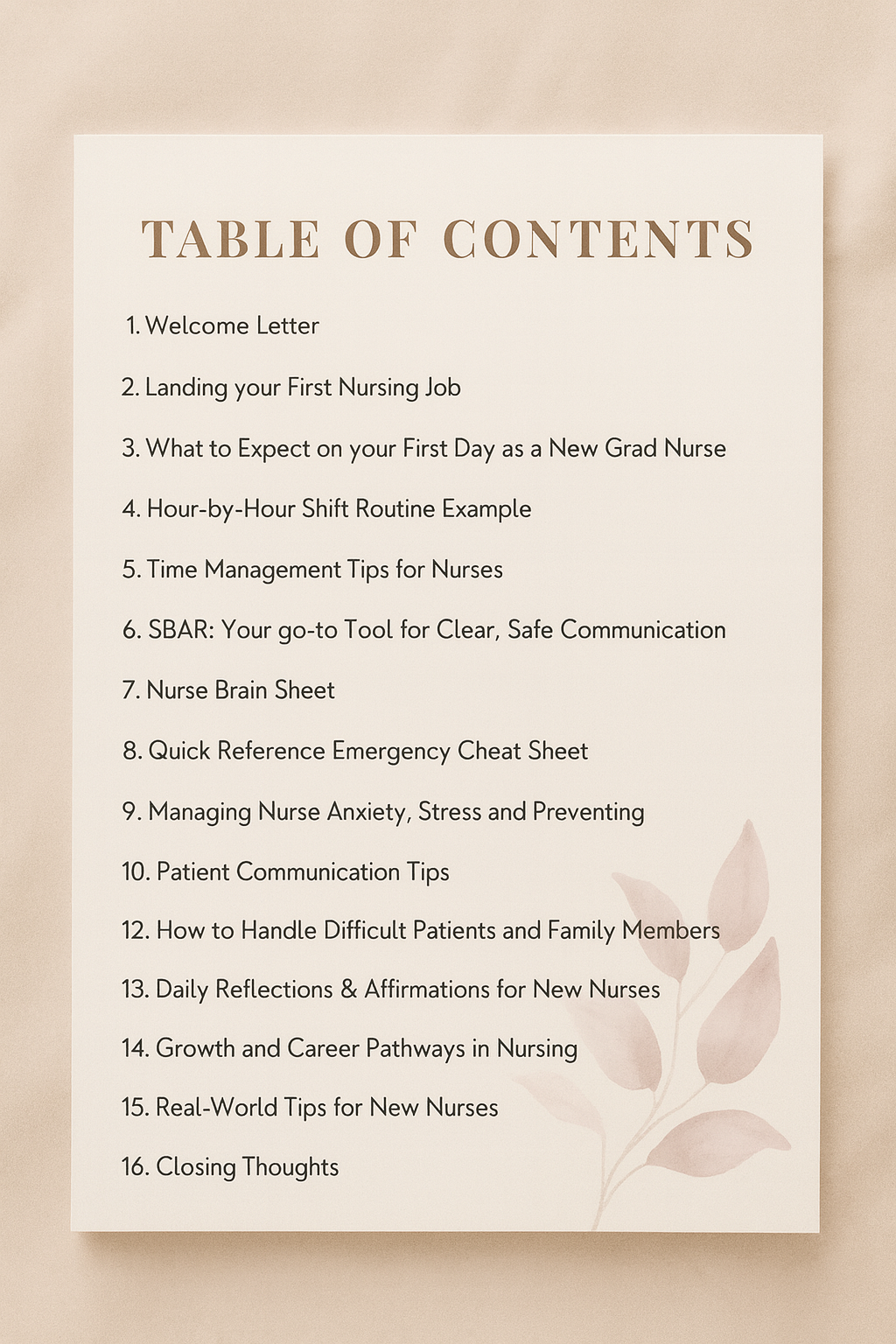 New Grad Nurse Survival Kit - Confidence & Real-World Tips (PDF)