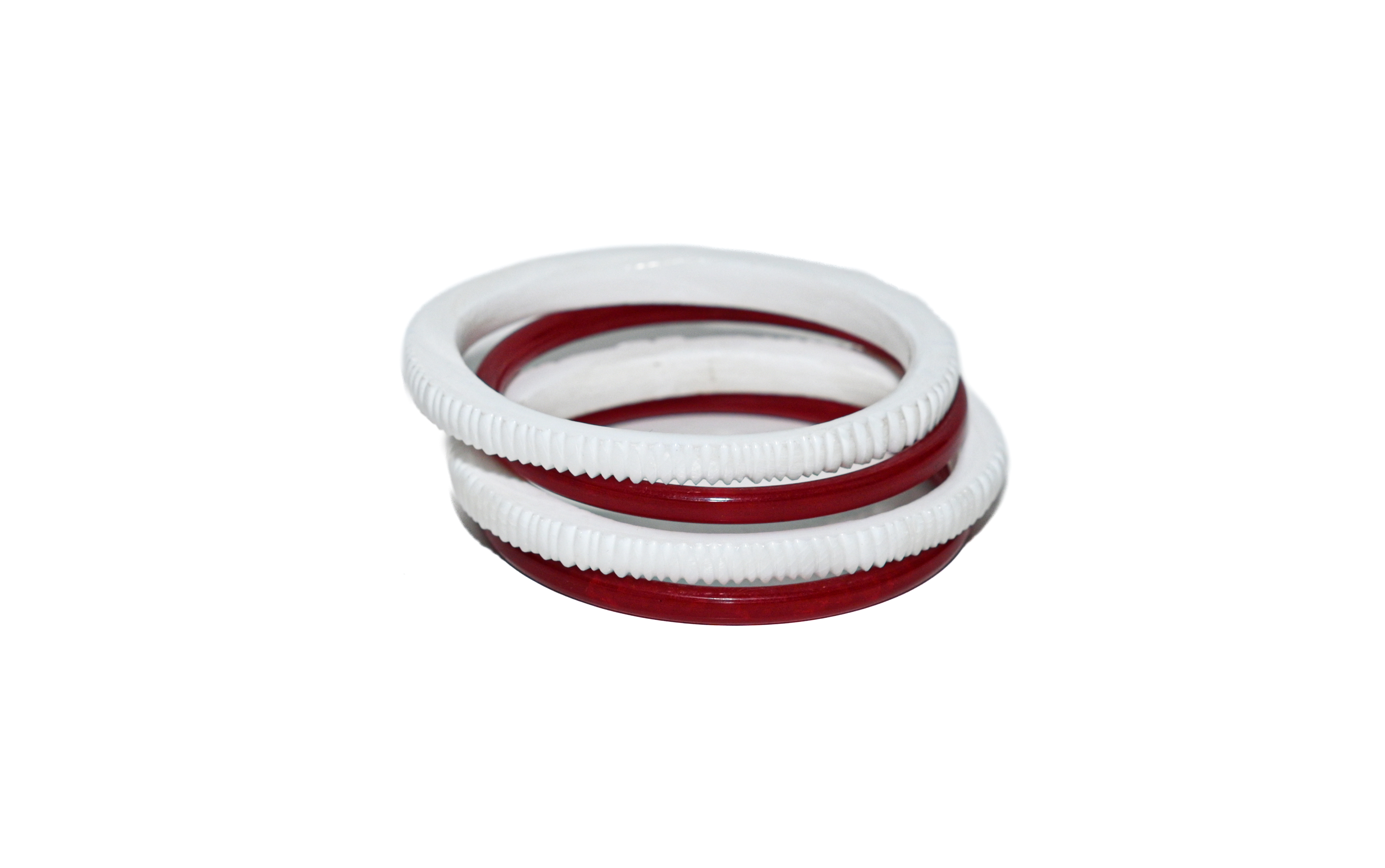 Handcrafted Conch Shell Bangles Sakha and Pola set