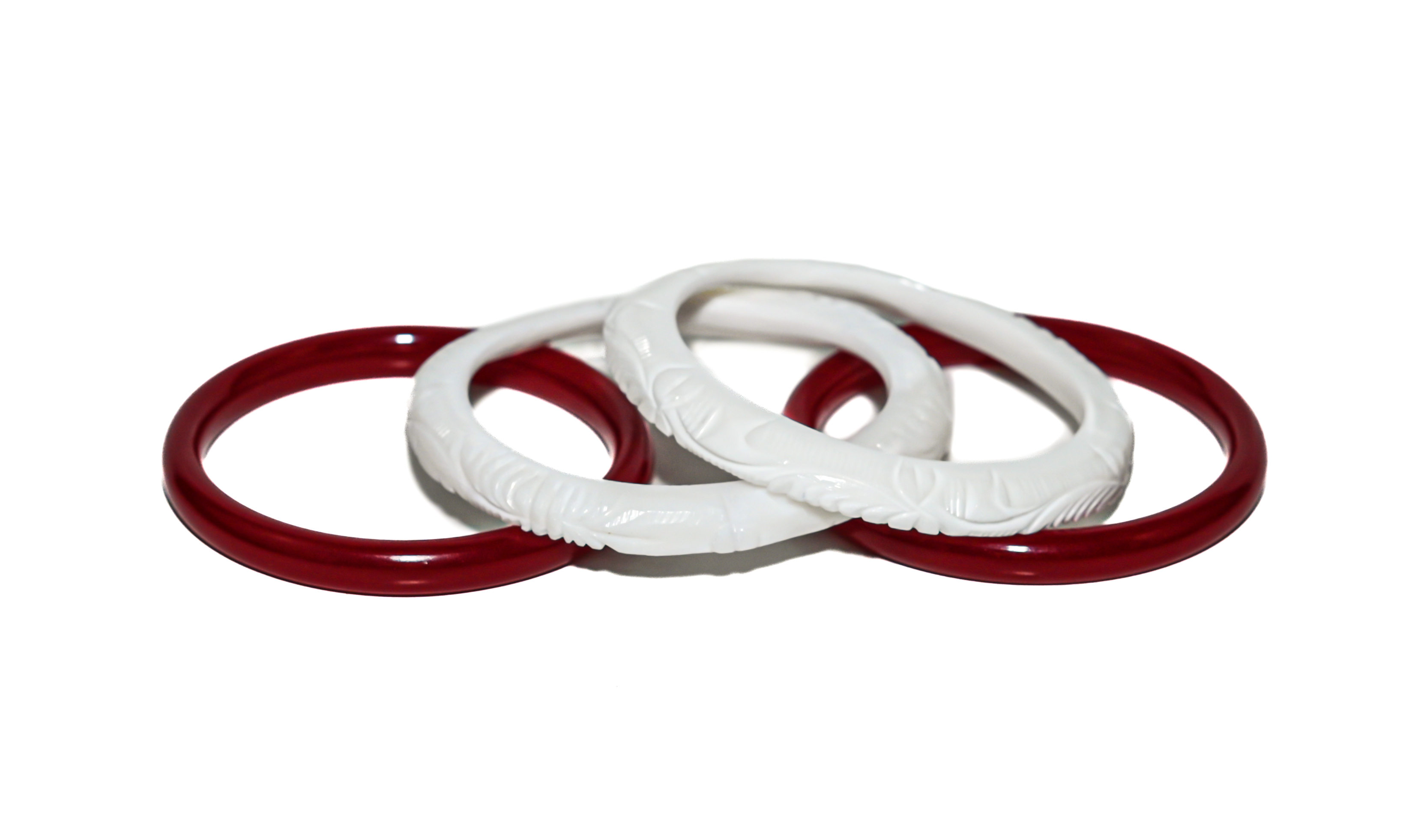 Bengali Sakha Pola set (Handcrafted Conch Shell Bangles)