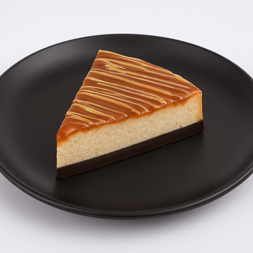 Salted Caramel Cheesecake Slice
