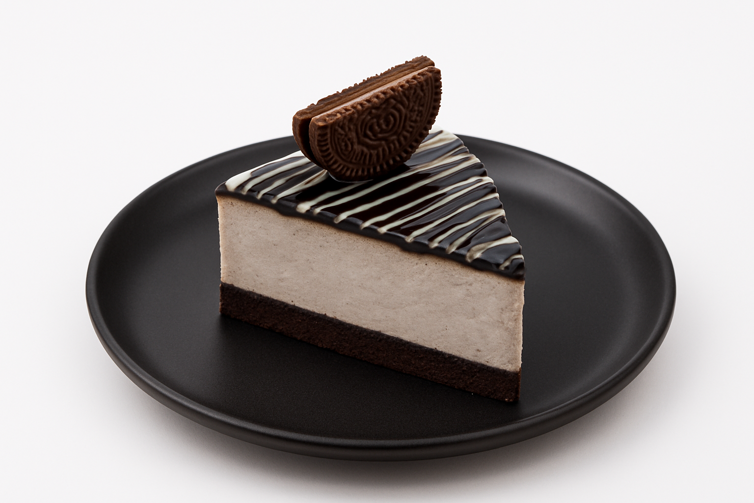 Oreo Truffle Cheesecake Slice