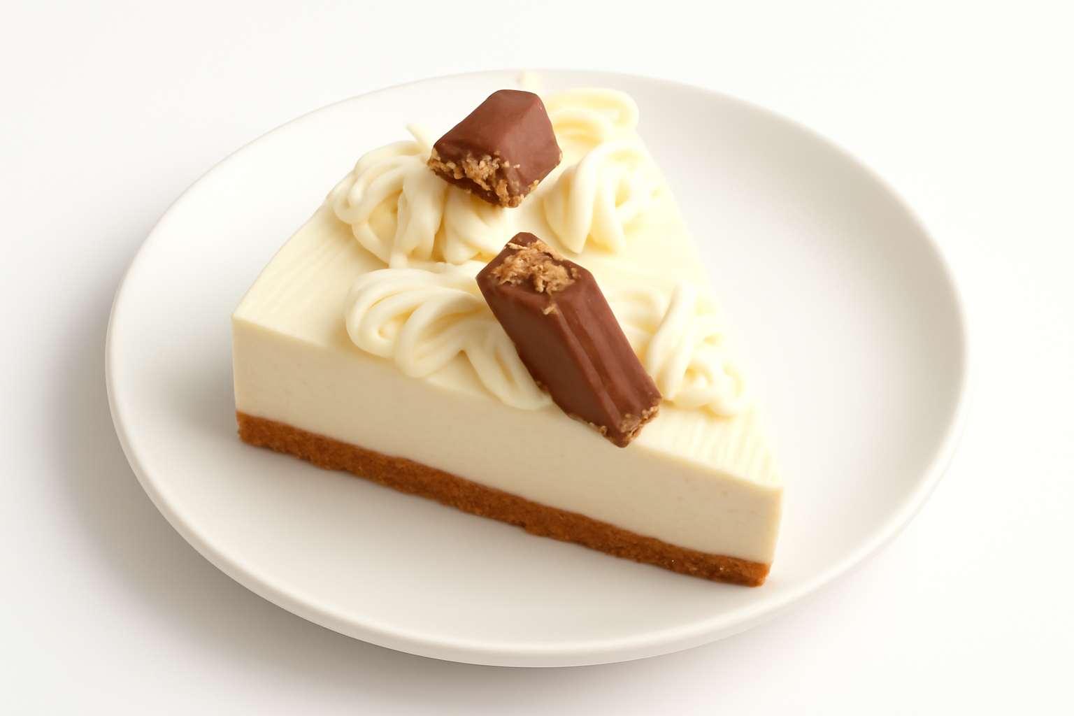 Kitkat Cheesecake Slice