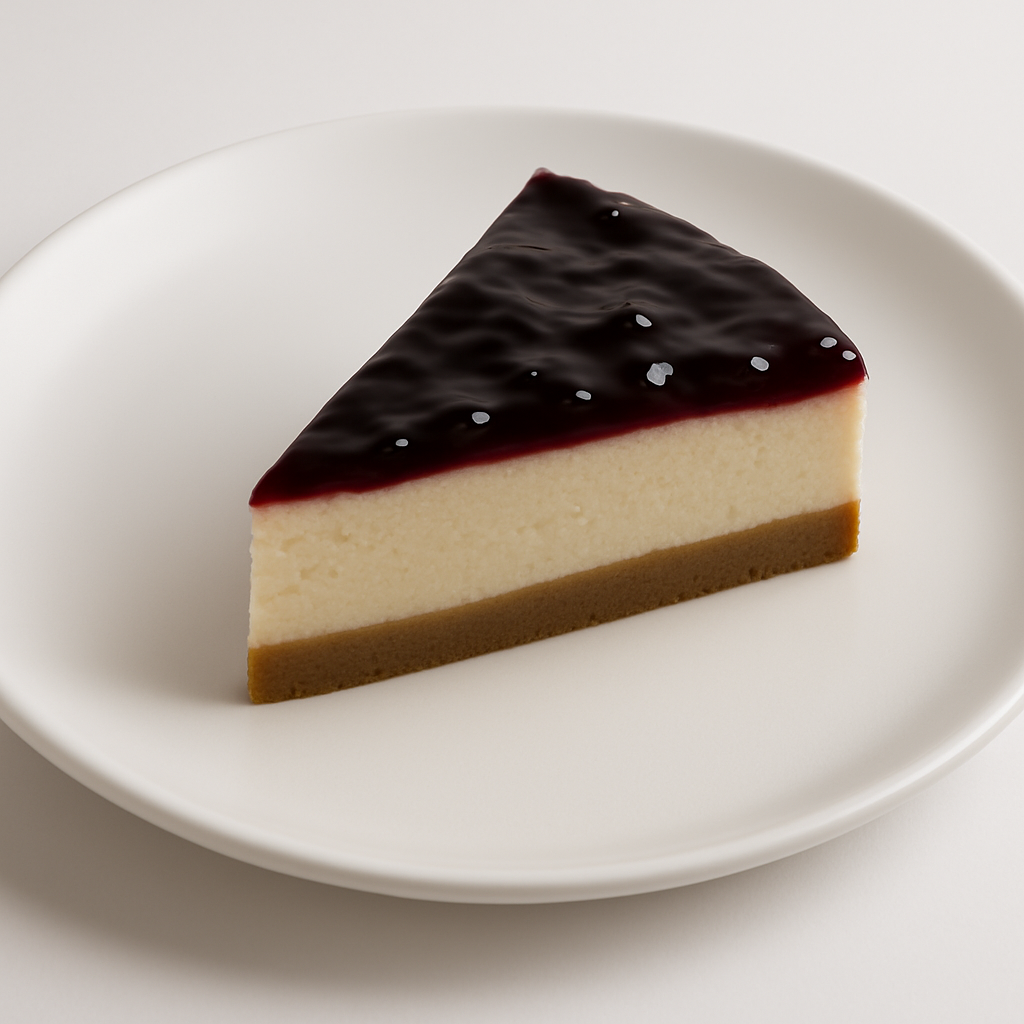 Blueberry Cheesecake Slice