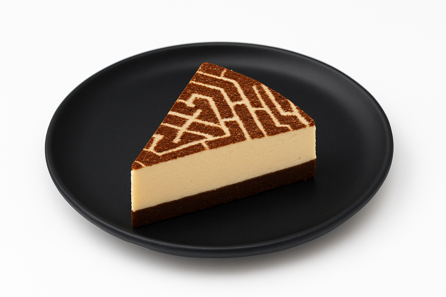 Coffee Cheesecake Slice