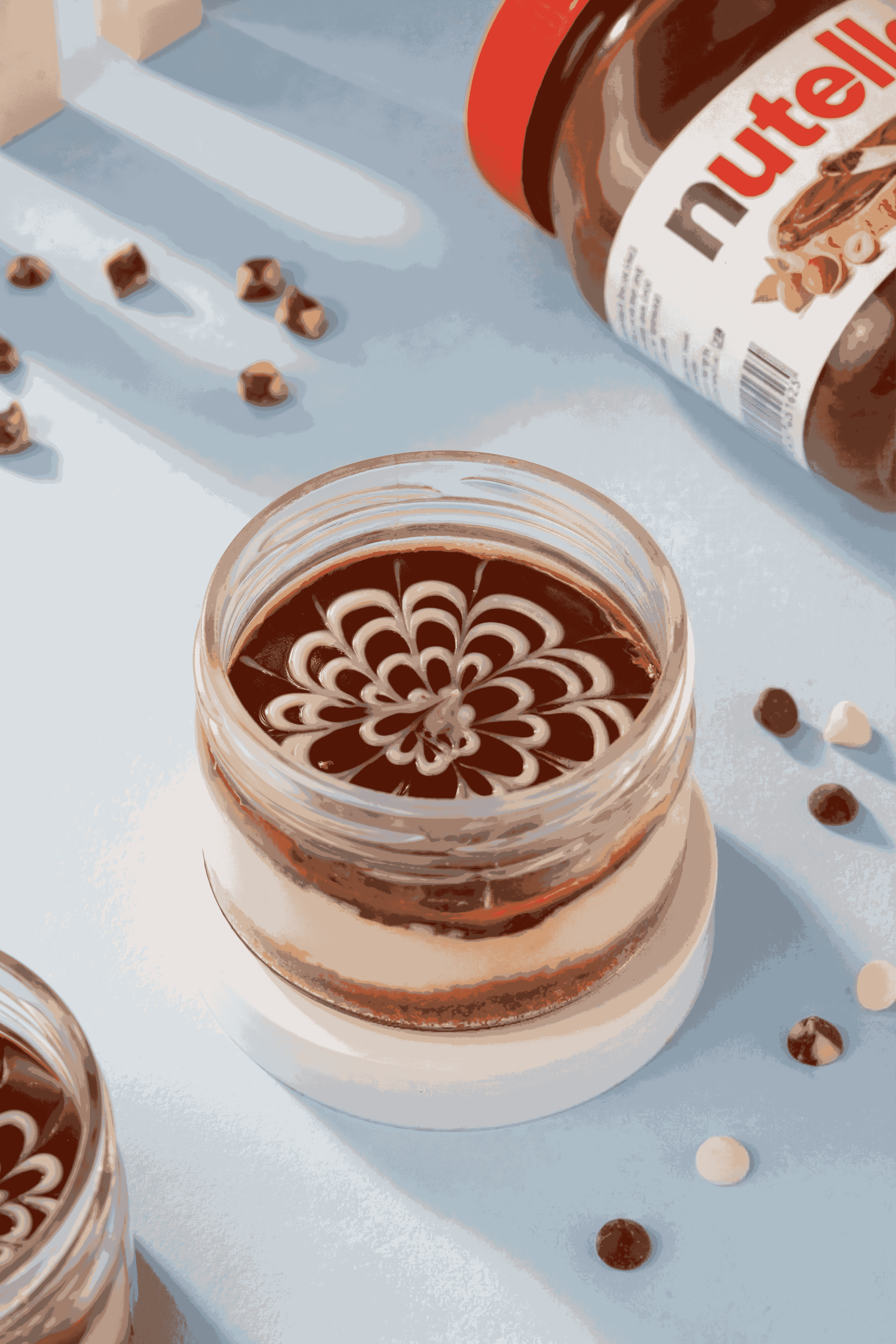 Nutella Cheesecake Jar