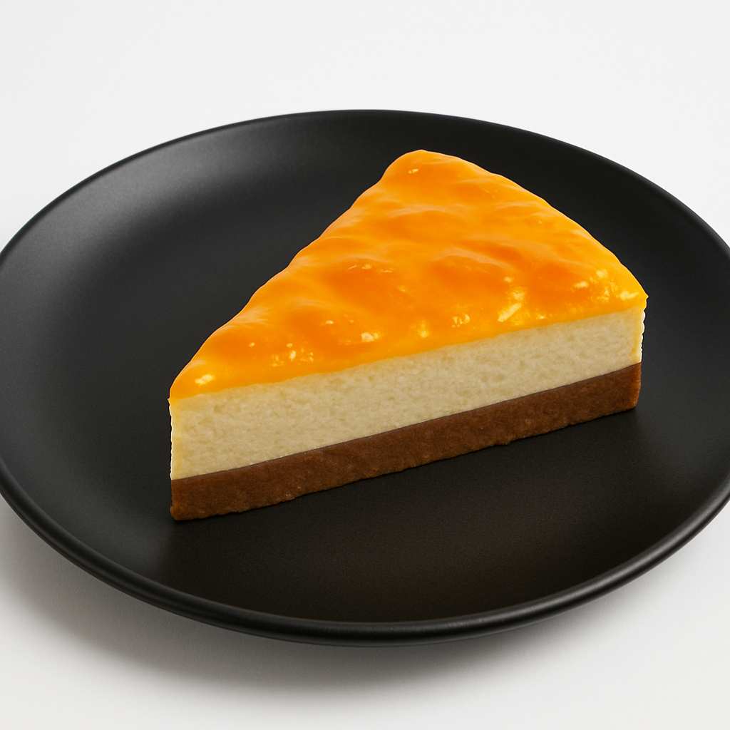 Mango Cheesecake Slice