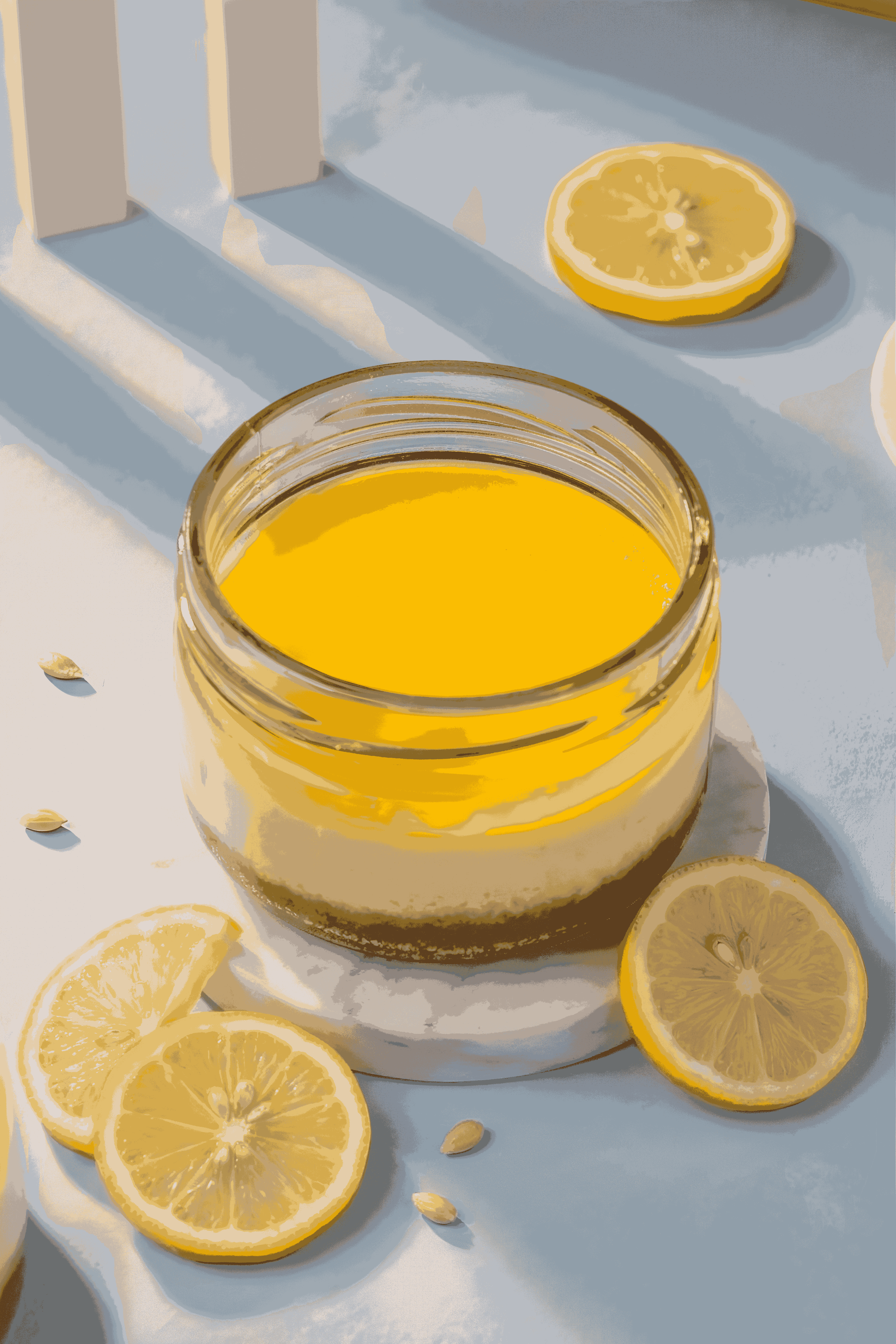 Lemon Cheesecake Jar