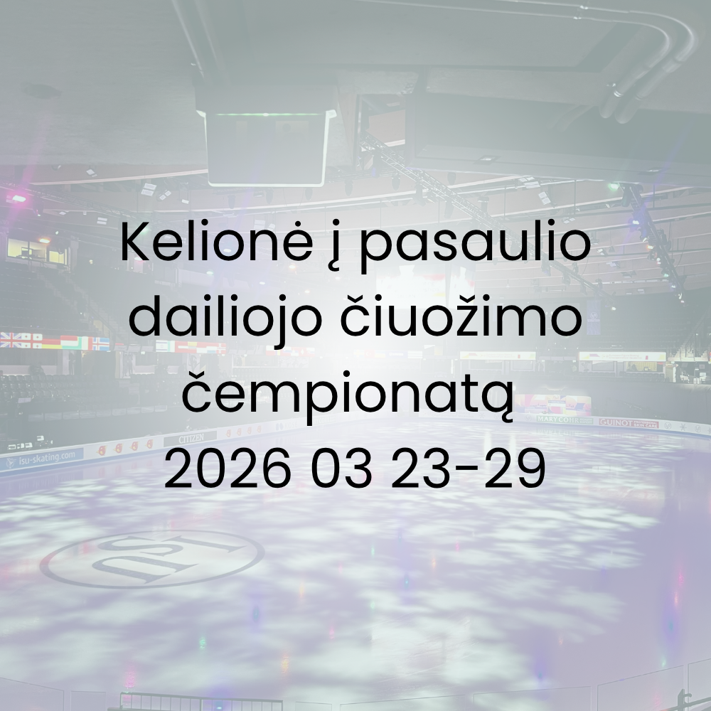 LEDOLINK kelionė į Pasaulio dailiojo čiuožimo čempionatą | Praha, Čekija