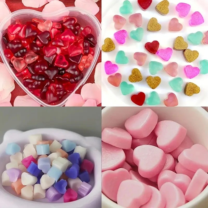 Heart-Shaped Silicone Candy Mold