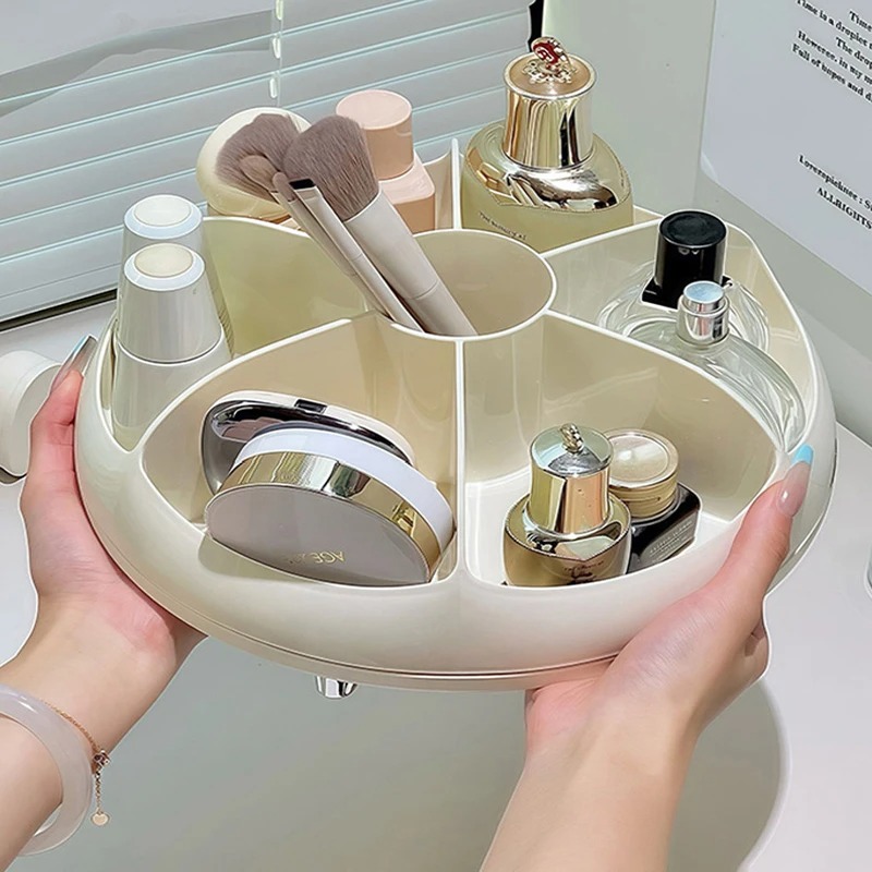 360° Rotating Makeup Organizer