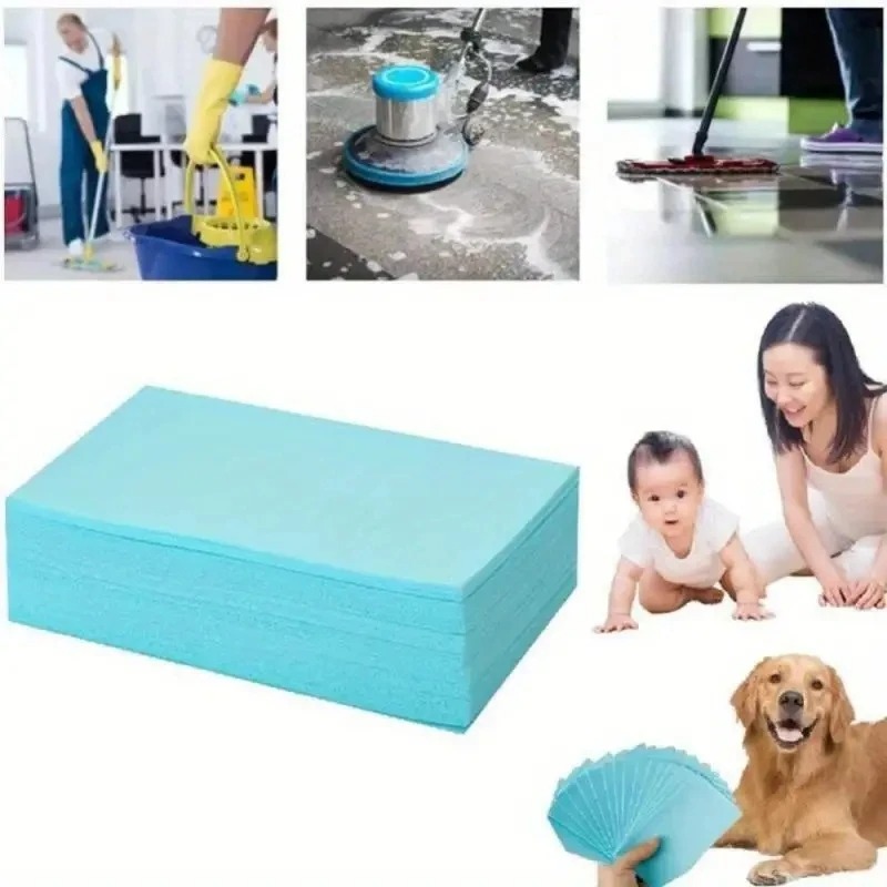 Disposable Blue Cleaning Cloths 