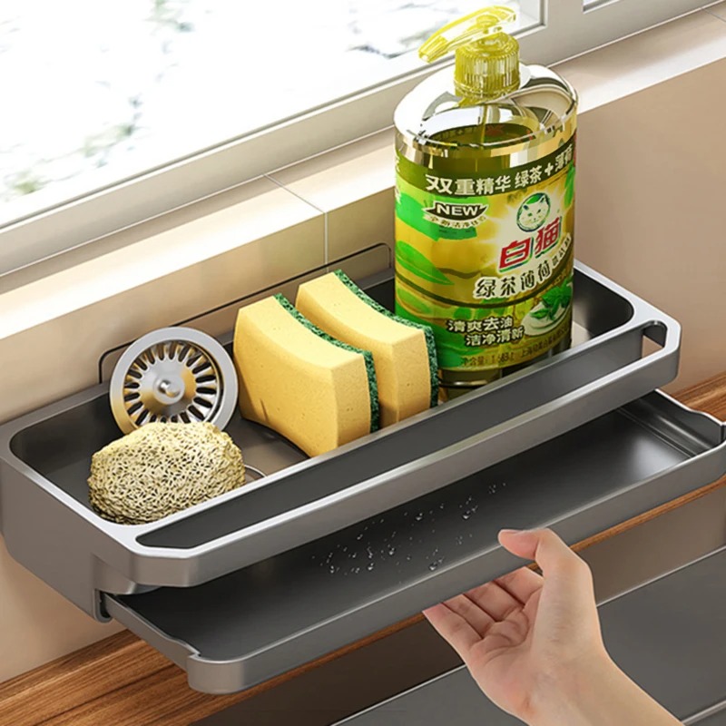 Multifunctional Kitchen Sink Organizer Rack