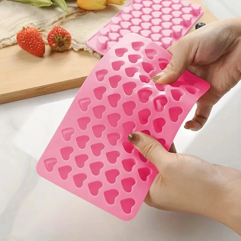 Heart-Shaped Silicone Candy Mold