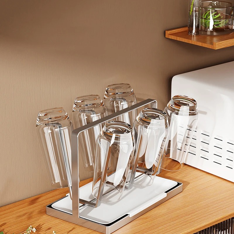 Glass Cup Drying Rack Stainless Steel