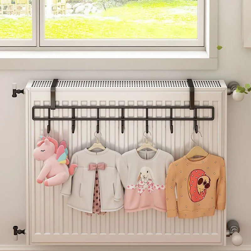 Over-the-Door Metal Hook Rack Set