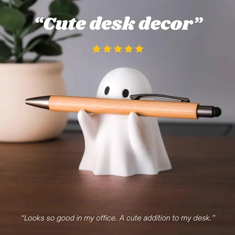 Ghost-Shaped Pen Holder