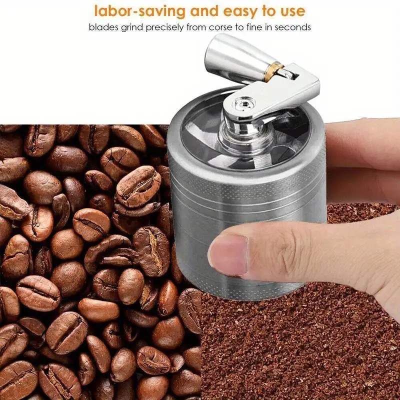 Herb Grinder with Crank Handle