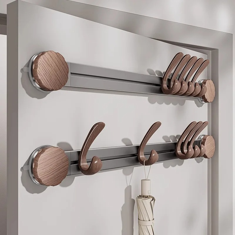 Wall-Mounted Coat and Hat Rack