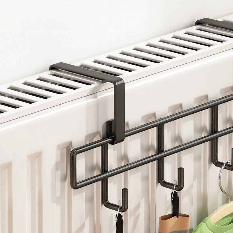 Over-the-Door Metal Hook Rack Set