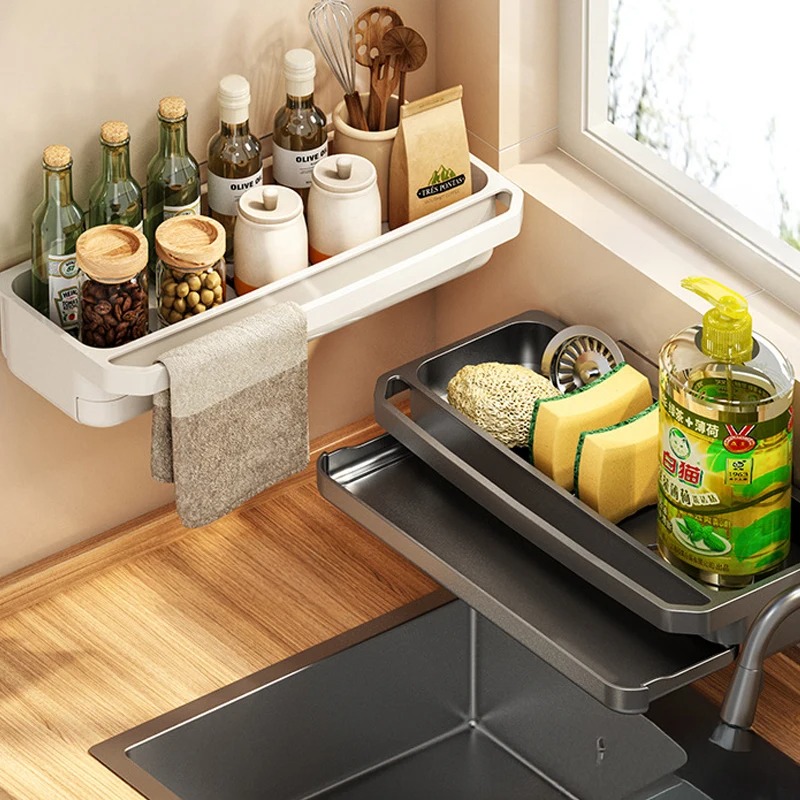 Multifunctional Kitchen Sink Organizer Rack