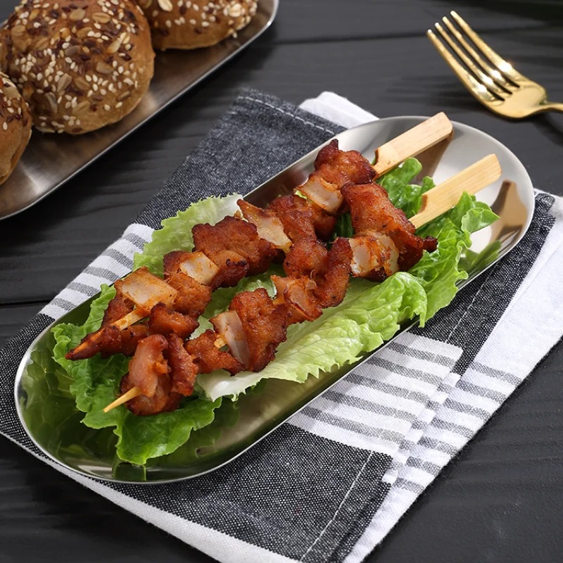 Stainless Steel Dining Plate