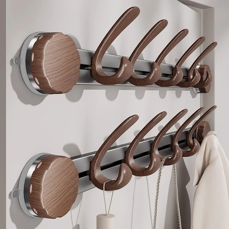 Wall-Mounted Coat and Hat Rack