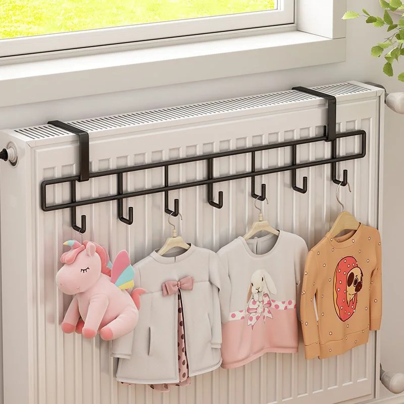 Over-the-Door Metal Hook Rack Set