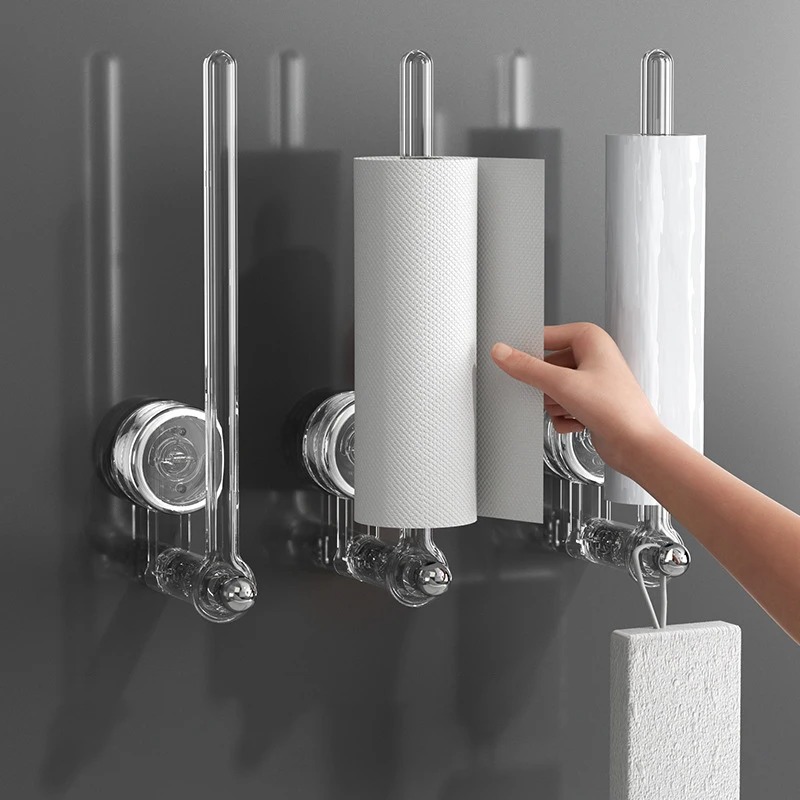 Wall-Mounted Kitchen Paper Towel Holder Set