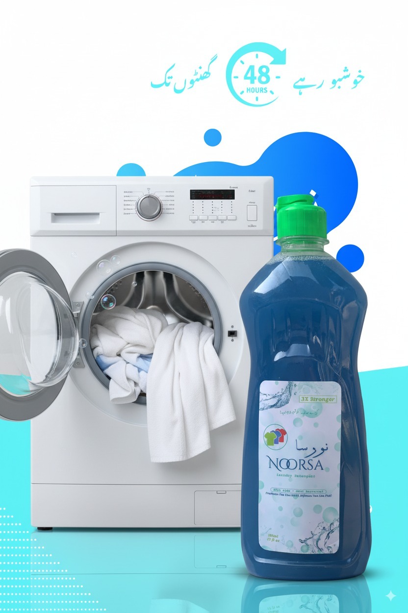 Liquid laundary detergent 500ml nozzle bottle (Front Load)