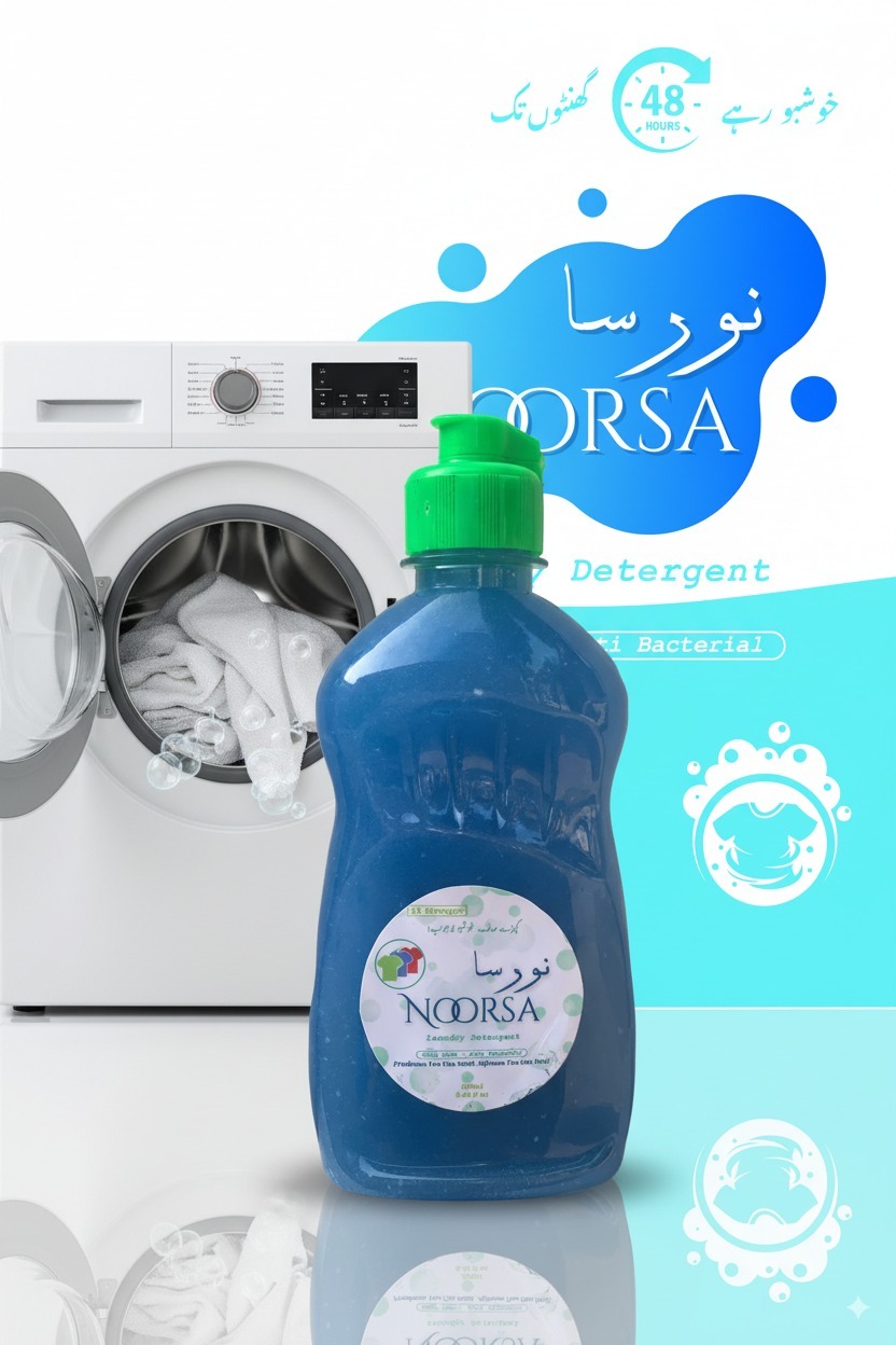 Liquid laundary detergent 250ml nozzle bottle (Front load)