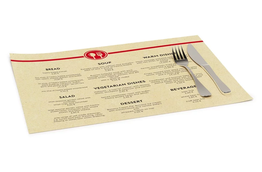 Tovagliette Ristorante A3