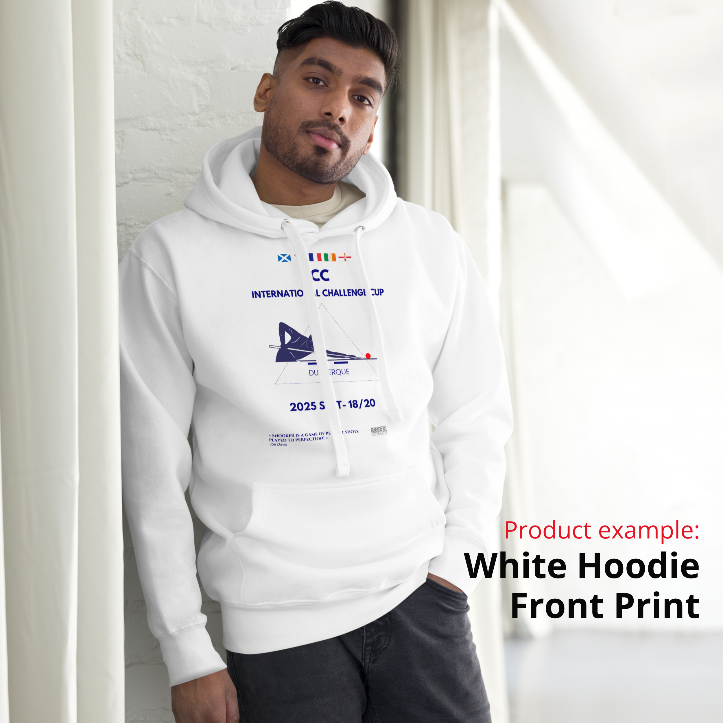 Sweat à capuche (Hoodie)  ICC France 2025 - impression avant (front print)