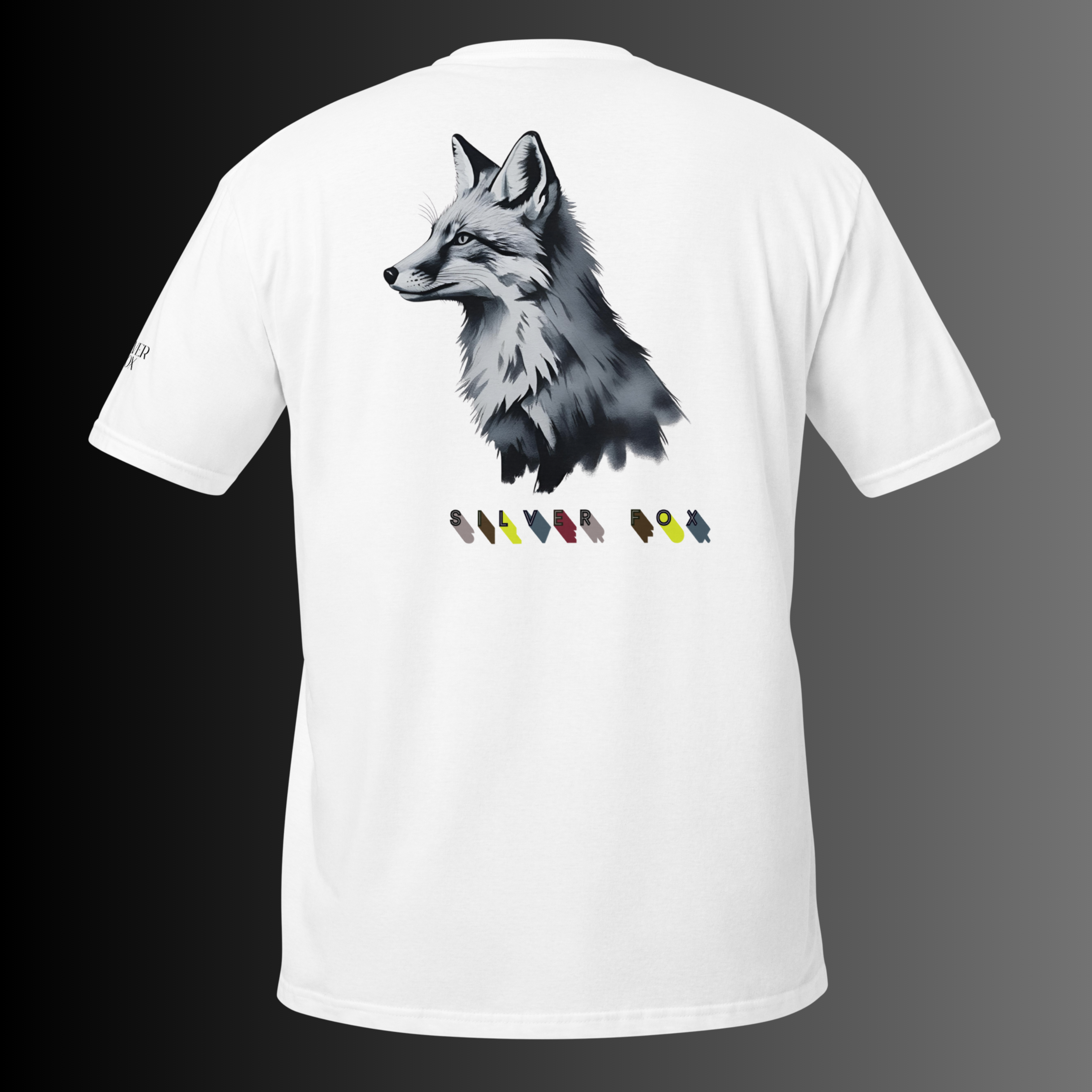 T-shirt Blanc (White) Silver Fox Brand