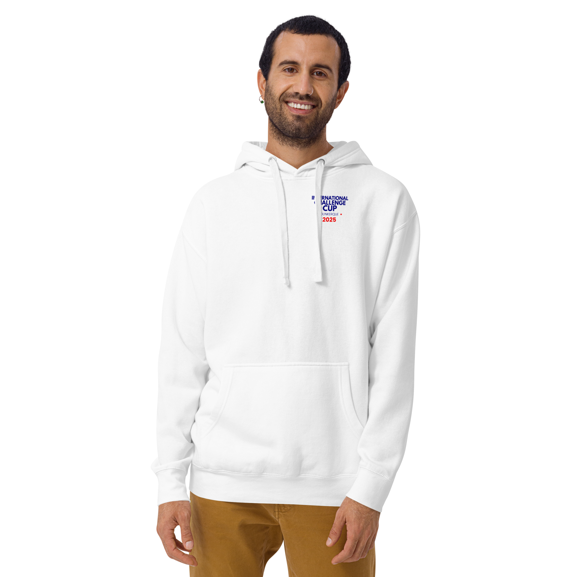 Sweat à capuche (Hoodie)  ICC France 2025 - impression avant + arrière (front + Back print)