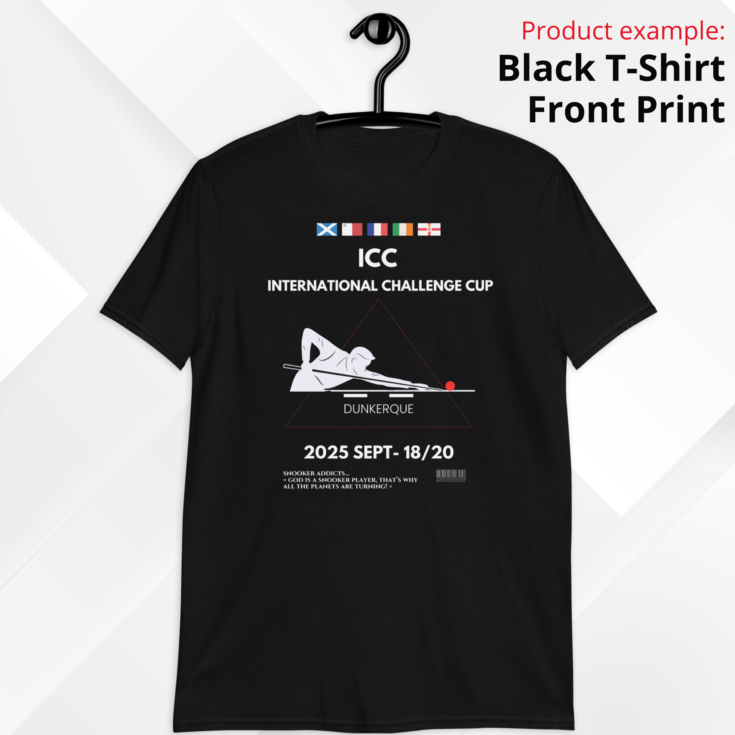 T-shirt ICC International Challenge Cup 2025 - Impression avant - Front print