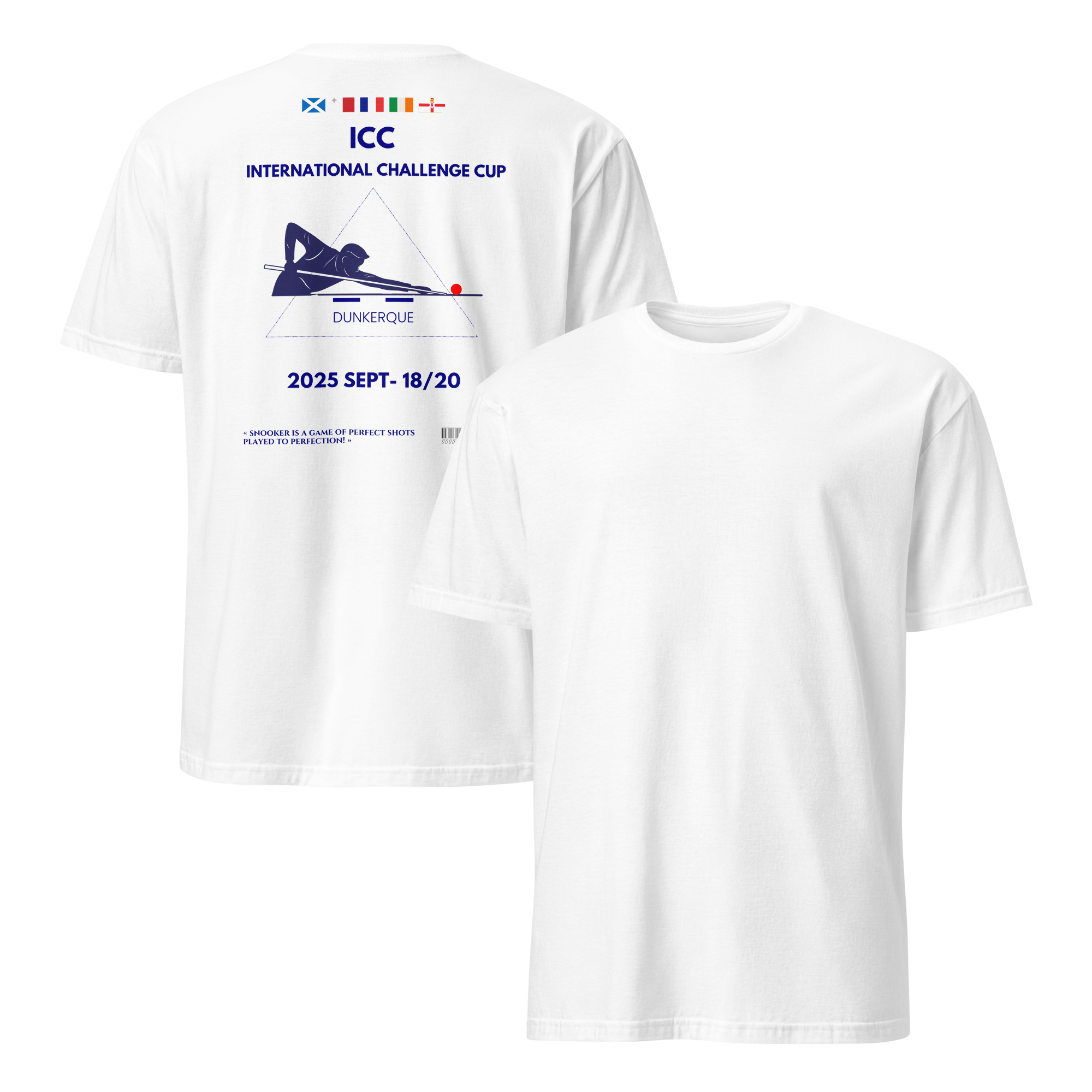 T-shirt ICC Challenge Cup 2025 - impression arrière - Back print