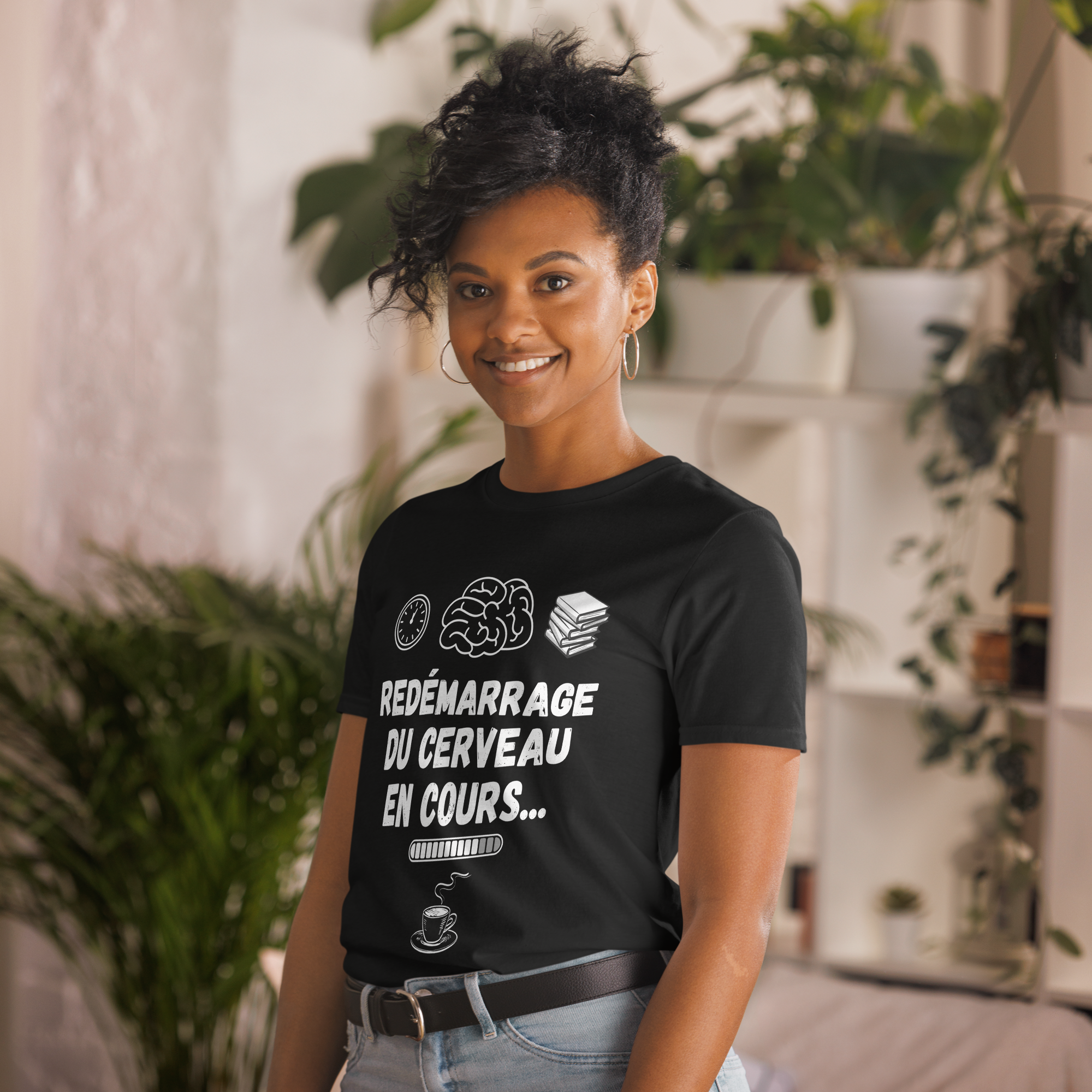 T-shirt Redémarrage du cerveau spécial rentrée des classes