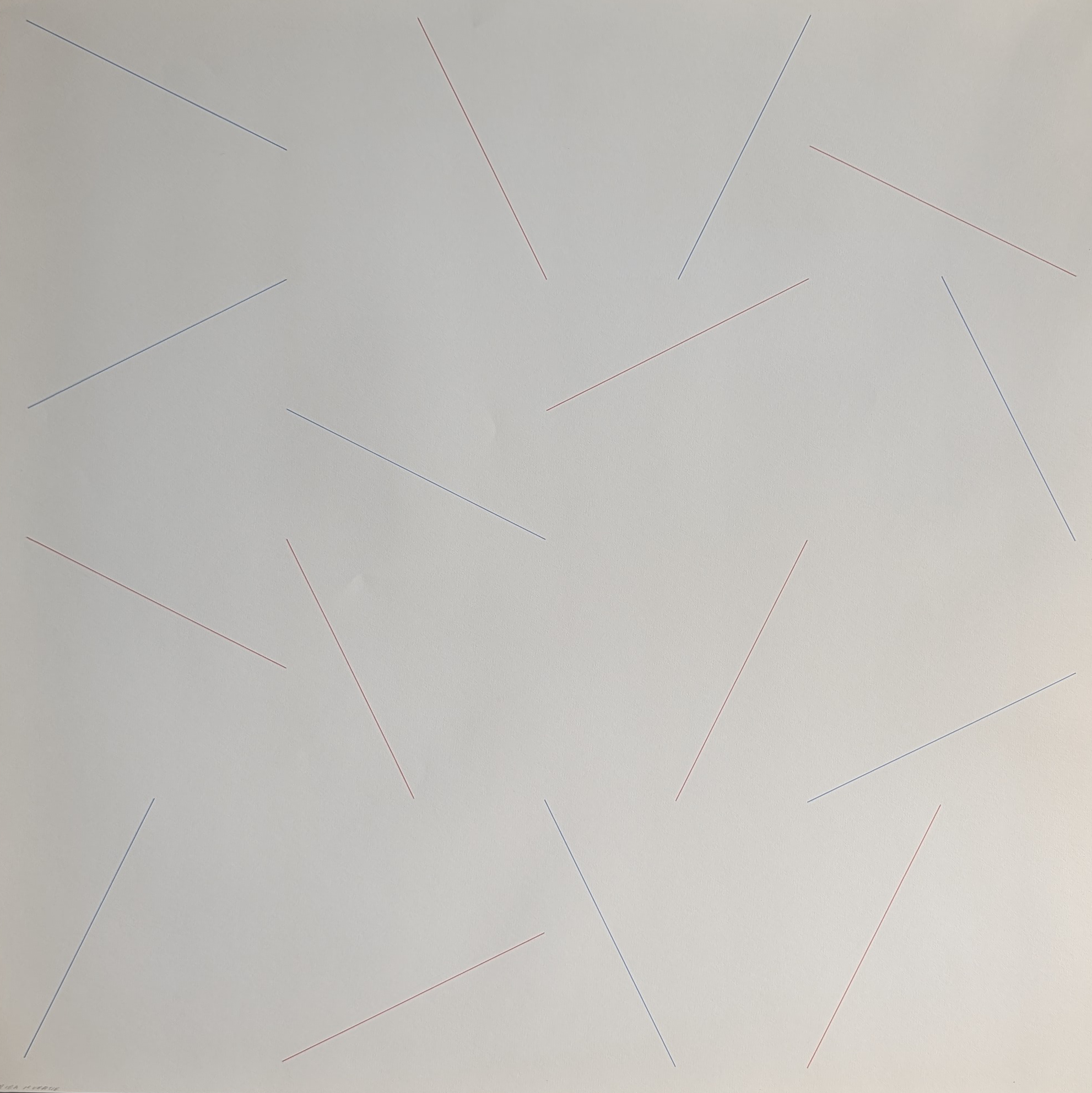 Fons Brasser, tekening, 1984