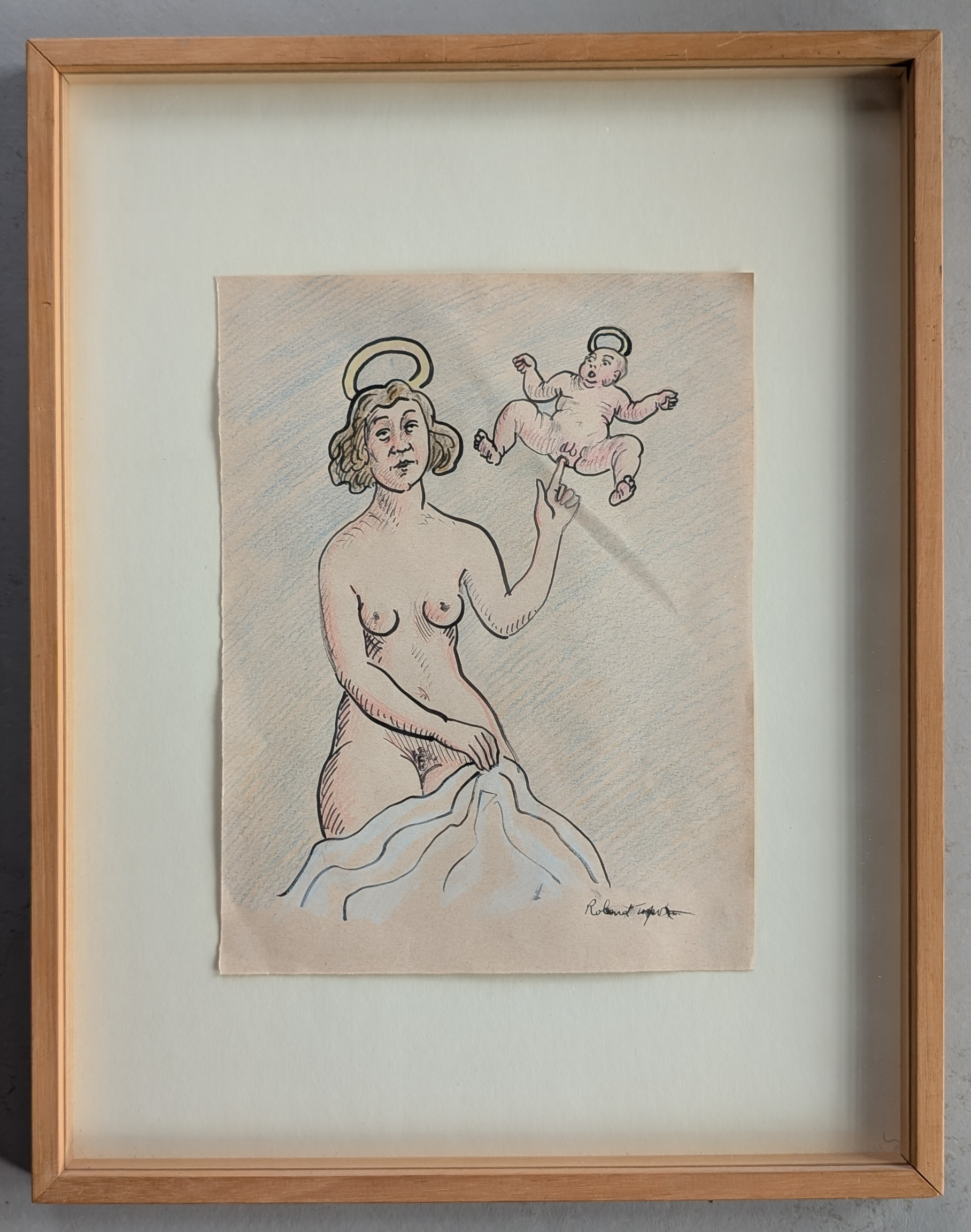 Roland Topor, Water color drawing